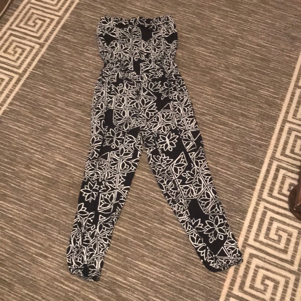 Strapless jumpsuit